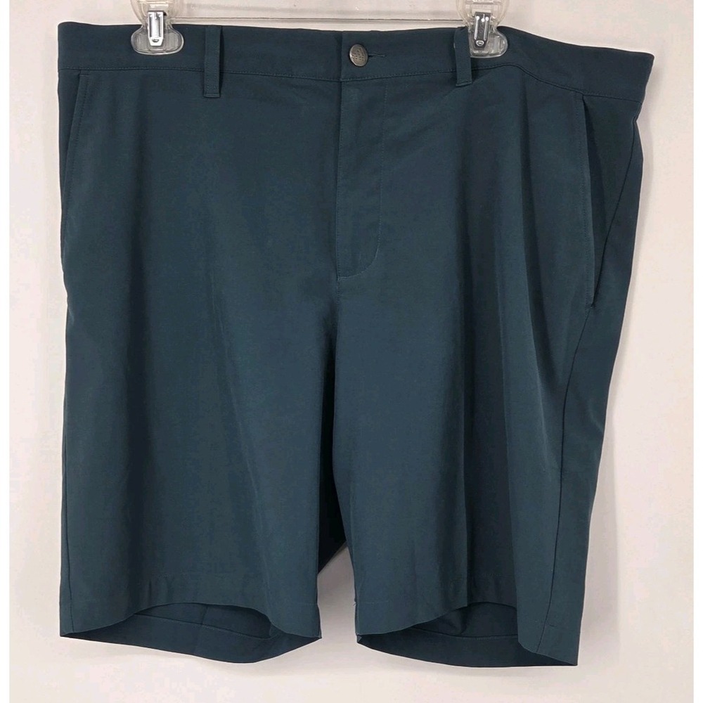 ADIDAS Golf Prime Green Performance Shorts Teal Green 36 Stretch (Waist Fits 38)
